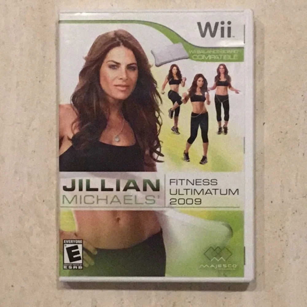 Jillian Michaels Fitness Ultimatum Nintendo Wii Game & The Biggest Loser Wii